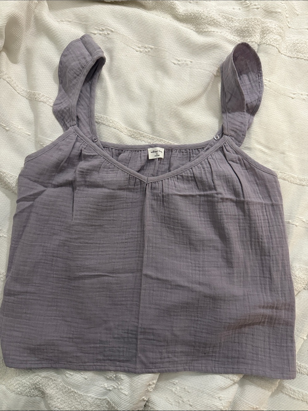 Wilfred Lavender Cotton Gauze Camisole